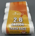 Ginkgo Small Trash Bags 2.6 Gallon 220 Count White Unscented New. Price: $19.99.