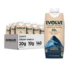 Evolve Plant Based Protein Shake, Vanilla 11OZ, (12 Pack) Free Shipping New. Price: $32.00.