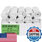 Aluf Plastics SCR-404816C 45 Gallon Clear Trash Bags 250 Count 39 X 46 New. Price: $59.90.