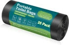 100 Portable Toilet Bags, Drawstring Biodegradable Camping Potty 8 Gallon New. Price: $55.03.