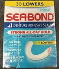 4 Boxes Sea-bond Lower Adhesive Denture Seals, Original 30 Each New. Price: $29.99.