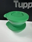 Tupperware Stack Store Serve Bowls 425ML / Cup Set Of Green 3S New. Price: $20.99.