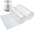 2 Gallon Small Plastic Trash Bags, 7.5 Liters Clear Wastebasket Liners New. Price: $13.56.