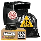 95 Gallon Trash Bags Heavy Duty Mega-value Pack 72 Extra Large Black... New. Price: $90.23.