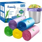 Small 4-GALLON Colorful Garbage Bags Durable And Fit For Home Office Bins New. Price: $24.36.