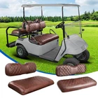Golf Cart Seat Covers 4PCS Front Rear Diamond Ezgo Txt Rxv Brown 1994-2013 Fits New. Price: $179.99.