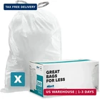 Plasticplace Custom Fit Trash Bags, Compatible With Simplehuman Code X (200 Coun New. Price: $110.93.