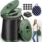 Xxl Portable Toilet For Camping, 880LBS Capacity, Adjustable & Collapsible New. Price: $81.99.