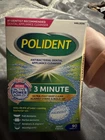 New Polident 3 Minute Denture Cleanser Tablets - 90 Count. Price: $6.00.