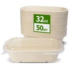 Disposable Meal Prep Containers 32 Oz 50 Pack Paper Bowls Lids Aichef Food Togo New. Price: $51.99.