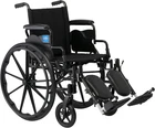 Medline Lightweight Wheelchair Swing-back Desk Arms Elevating Leg Rests 20X16 New. Price: $244.95.