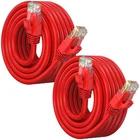 Cat 6 Ethernet Cable 25 Ft 2-PACK High-speed Lan Internet Patch Utp 10GBPS New. Price: $24.67.