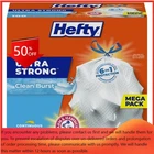 Hefty Ultra Strong Tall Kitchen Drawstring Clean Burst Trash BAGS-13GALLON-100CT New. Price: $23.39.
