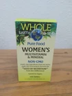 Natural Factors Whole Earth Sea Pure Food Women's MULTIVIT&MINERAL,120TABS New. Price: $23.00.