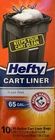 Hefty 65-GALLON Arm & Hammer Scent Free Cart Liner Bags Package Of 10 New. Price: $18.99.