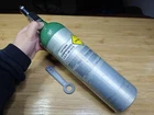 Size B Lincare & Linde Oxygen Tanks (empty) With Wrench Pre-owned. Price: $55.00.