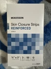 Mck-skin Closure Strip Mckesson 1/4 X 3 Inch Nonwoven Material Reinforced New. Price: $10.00.