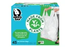 Plant Based Tall Kitchen Garbage Bags With Ergonomic Handles 13 Gallon (45COUNT) New. Price: $32.32.