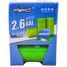 Forid Odorless Small Garbage Trash Bags 2.6 Gallon 90 Pieces 3 Rolls Green New. Price: $12.99.