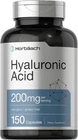 Horb?ach Hyaluronic Acid Supplement 200 Mg 150 Capsules Non-gmo And Gluten New. Price: $39.99.