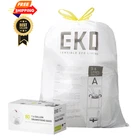 Eko 1.6 Gallon / 3-6 Liter, 80 Count Small (pack Of 1), White New. Price: $21.99.