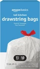 Flextra Tall Kitchen Drawstring Trash Bags, 13 Gallon, 50 Count, Tear-resistant, New. Price: $22.28.
