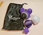 Posture Magic Massage Exercise Set - Incomplete Missing 1 Ball Preowned Used. Price: $19.99.