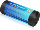 25 Portable Camping Toilet Bags, Biodegradable Compostable Thickened For Ga... New. Price: $12.64.