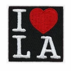 Heart La Box Logo Los Angeles Embroidered Iron Patch New. Price: $10.99.