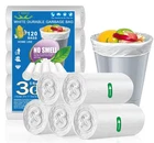 Okkeai 3 Gallon Small Trash Bags 120 Counts White Garbage Bathroom... New. Price: $23.70.