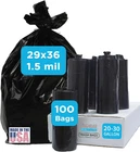 Black Trash Bag, Heavy Duty 20-30 Gallon For Kitchen And Bathroom, Unscented New. Price: $45.99.