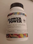 Flower Power Vegan Boric Acid Suppositories - 30 Capsules 600MG For... New. Price: $18.99.