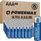 Powermax 48 Aaa Batteries, Ultra Long-lasting Alkaline, 10-YEAR Shelf Life New. Price: $21.53.
