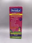 Children Benadryl Allergy Plus Congestion Grape 4OZ Free Shipping New. Price: $12.88.