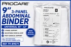 Procare 9" 3 Panel Abdominal Binder Universal 45-62" Post Surgical Ref 79-89071 New. Price: $19.99.
