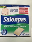 Salonpas Pain Relieving Patch- 140 Patche Exp 03/26 New. Price: $22.99.
