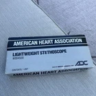 American Heart Association Stethoscope Lightweight #004500 Pre-owned. Price: $15.00.