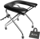 Blika Portable Toilet For Camping, 350LBS Stainless Steel 16.5", Black New. Price: $58.50.