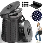 Xxl Portable Toilet For CAMPING,19.7" Adjustable Folding With Lid,ca... New. Price: $69.02.