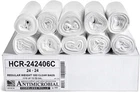 Aluf Plastics High Density Trash Bags, 16 Gallon, 1000 Count, 8 Micron (eq), 24" New. Price: $42.61.