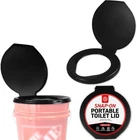 72 Hrs Premium Portable Toilet Seat With Lid For Camping, New. Price: $24.64.