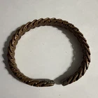 Twisted Design Copper Bracelet Unisex Brand New Adjustable Small. Price: $22.99.