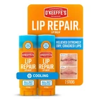 2 Pack Okeeffes Repair Cooling Balm Stick Dry Cracked Lips Moisturizer New. Price: $18.00.