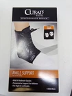 Curad Performance Series Ankle Support Lace Vinyl Brace Black Small Box Damag New. Price: $15.00.