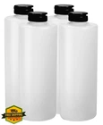 Pinnacle 32 Oz Condiment Squeeze Bottles Black Flip Top Cap Set Of 4 Empty New. Price: $27.99.