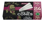 Zig-zag 70MM Ultra Thin Rolled Cones 24 Pack Box Premium Quality Sl... New. Price: $10.39.