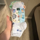 Earth Therapeutics Aloe Moisture Fuzzy Socks 2 Pairs Blue Polka Dot Women One New. Price: $12.99.