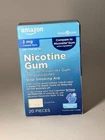 Amazon Basic Care Coated Nicotine Polacrilex Gum, Mg, 20 Count, Ice Mint New. Price: $12.99.
