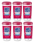 6 Cans Wet Ones Antibacterial Hand Wipes Canister Fresh Scent 40 Sheet Packs New. Price: $39.98.