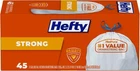 Hefty Strong Tall Kitchen Trash Bags, Unscented, 45 Count (pack Of 1), Clear New. Price: $19.61.